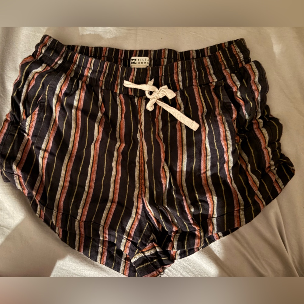 Billabong Multicolor Striped Athletic Shorts
